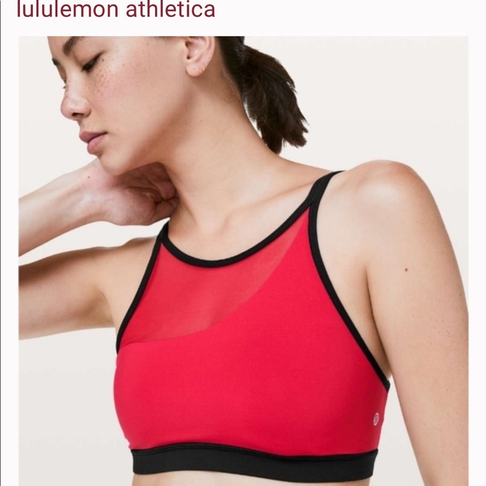 Lululemon sports bra size 6 worn once.